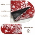 thumbnail image 2 of Red Snowflake Christmas Area Rug 4x6 Washable Rug Non Slip Winter Xmas Star Snowflake Large Area Rug Indoor Floor Carpet for Entryway Bedroom Kitchen Living Room Home Office Dining Room Nursery, 2 of 8