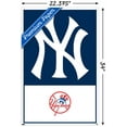 thumbnail image 3 of MLB New York Yankees - Logo 22 Wall Poster with Pushpins, 22.375" x 34", 3 of 5