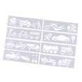 thumbnail image 1 of Pntil de Dibujo de 8 Estilos Pntils de Dibujo - Coche Sunnimix Plantillas de plantilla de dibujo, 1 of 8
