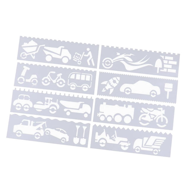 Pntil de Dibujo de 8 Estilos Pntils de Dibujo - Coche Sunnimix Plantillas de plantilla de dibujo