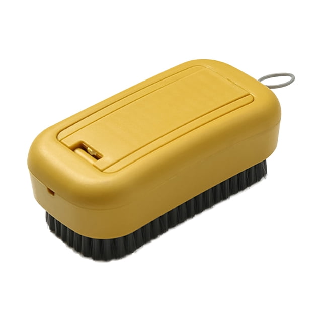 Dvkptbk Shampoo Brush Multifunctional Two-In- Laundry Brush Plain Color Soft Hair Does Not Hurt Clothes Clothes Cleaning Brush Portable Folding Decontamination Shoe Brush Cleaning Supplies