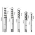 thumbnail image 4 of 5 Pcs Extracteurs de Vis Brisés Endommagés Retire-Boulon Perceuse Dénudée Extracteur de Vis Ensemble de Retire-Vis Outils d'Extraction, 4 of 8