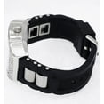 thumbnail image 4 of 50mm Montres Carlo Fashion Silicone Band Clubbing Hip Hop Luxury Men's Watch (Silver/Black), 4 of 4