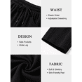 thumbnail image 5 of PINKSIR Women's Barrel Sweatpants High Waisted Wide Leg Lounge Pants with Drawstring and Pockets Baggy Casual Sweat Pants, 5 of 9