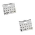 thumbnail image 3 of Pendientes Minnieouse de niña 18 piezas decoración de mujer pequeña accesorio de moda galvanoplastia joyería atractiva para mujer, 3 of 6