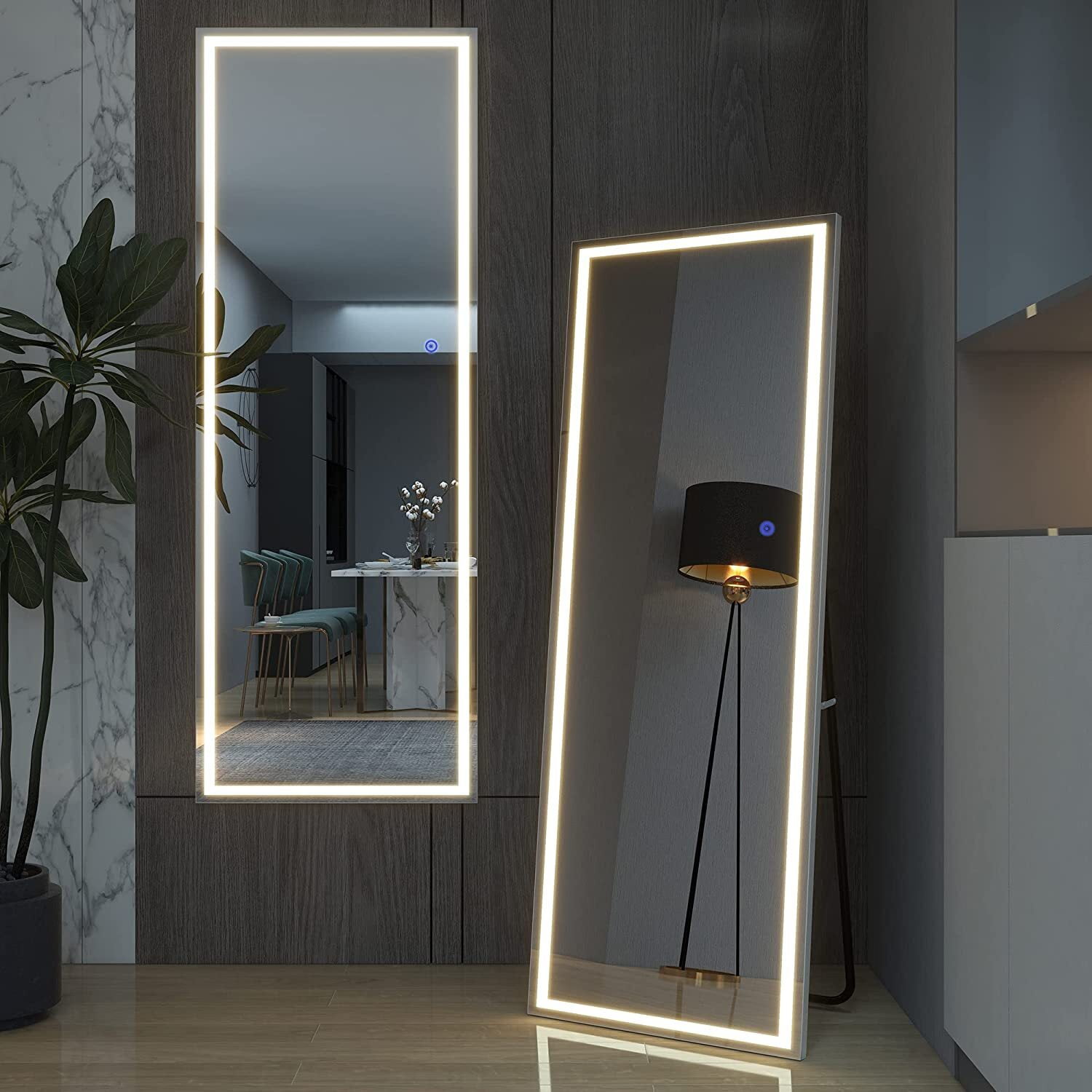 PexFix Full Length Mirror with LED Lights, 63