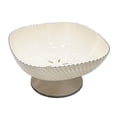 thumbnail image 2 of DOLITY Bol de Service pour Fruits Égouttoir Rond Passoire de Cuisine Bol pour Centre de Table Blanc, 2 of 9