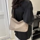 thumbnail image 4 of Simple Shoulder Bag Leathers Handbags Fashion Crossbody Bag Purse Casual Messenger Bag Large Capacity Commute Bag orange, 4 of 4