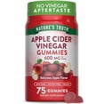 thumbnail image 1 of Nature's Truth Apple Cider Vinegar Gummies | 600 mg | 75 Gummies | Apple Flavor | Vegan, Non-GMO, Gluten Free Supplement, 1 of 5