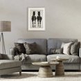 thumbnail image 3 of Stupell Industries Rustic Lodge Silhouetted Horse Couple Birch Framed Print Under Glass, 14 x 20, by Petals Prints Design, 3 of 8