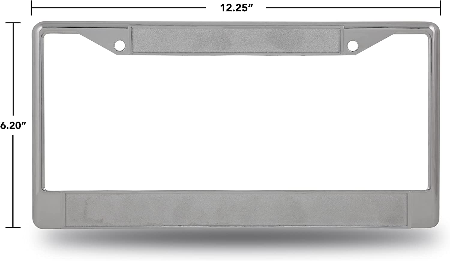 Rico Industries NFL Fan Shop Standard Chrome License Plate Frame