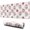 White Cow Strawberry, variant on Long Mouse Pads for Desk,Pink Cow Checkered Pattern Desk Mats on Top Of Desks, Desk Mouse Pad Extra Large with 3mm Non-Slip Base and Stitched Edge for Gaming,Office,Work,Home 31.5"x11.8"