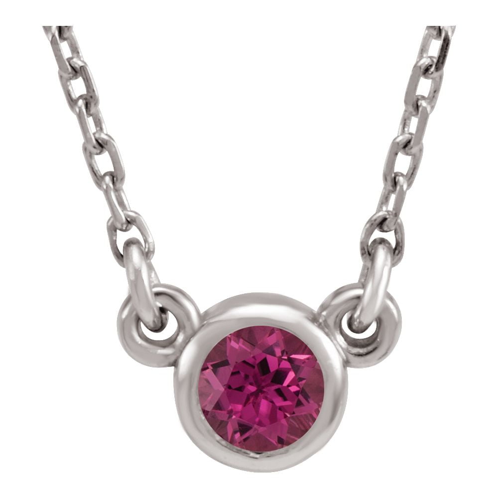 FREE GIFT BOX Tourmaline Women 925 Sterling Silver Pendant