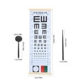 thumbnail image 4 of 1 Set Eye Exam Tool Vision Test Eye Chart For Eye Exam Eye Tester School Eye Chart Portable Eye Chart Test Portable Eye Chart Eye Test Poster, 4 of 6