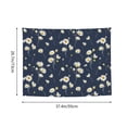 thumbnail image 6 of Kdxio Daisies Flowers Wall Hanging Tapestries Banner For Bedroom College Dorm Home Living Room Party Decor 29X37 In, 6 of 8