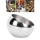 thumbnail image 1 of Tazón De Condimento De Acero Inoxidable, Diseño De Boca Inclinada Platos De Condimento Tazón De Inmersión Para Sushi Platos De Aperitivo Tazones De Salsa De Metal Tazón De, 1 of 7