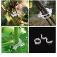 thumbnail image 4 of 50 piezas de pinzas de sujeción para plantas de jardín, tallos de tomates y plantas trepadoras, rectos y más saludables, 2,5 cm x 3 cm, color blanco, 4 of 5