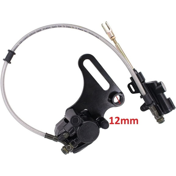 REAR BRAKE ASSEMBLY MASTER CYLINDER CALIPER PISTER PRO SDG COOLSTER PIT DIRT BIKE BK04_12MM