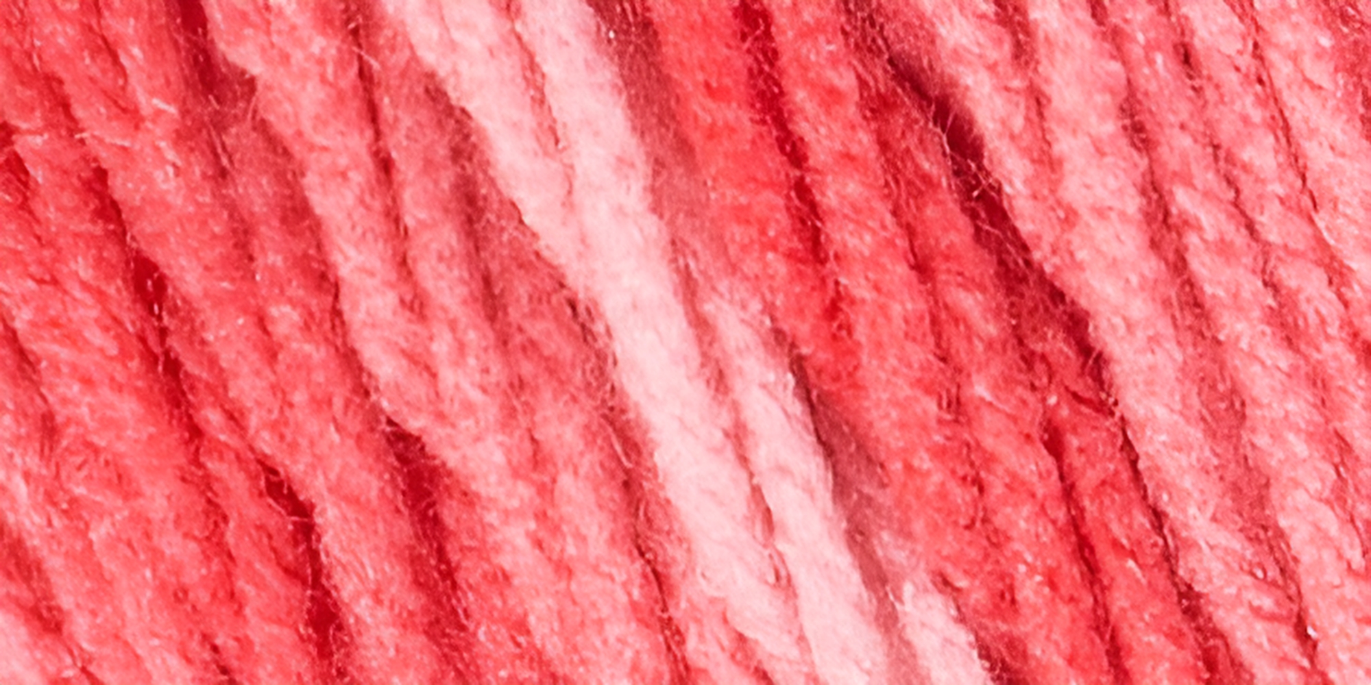Red Heart Super Saver Jumbo Sea Coral Ombre Yarn - 2 Pack of 283g/10oz - Acrylic - 4 Medium (Worsted) - 482 Yards - Knitting/Crochet