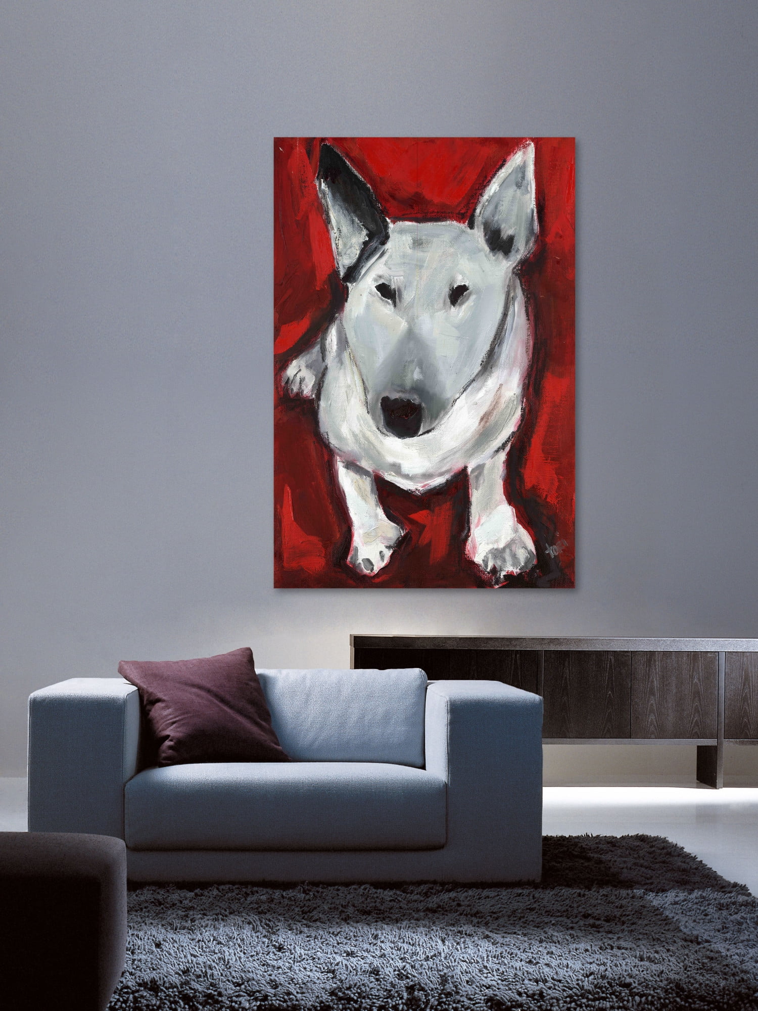 Marmont Hill "T-DoG" by Tori Campisi Painting Print on Canvas