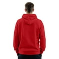 thumbnail image 4 of Qwertyu Men's Oversized Hoodie Soft Long Sleeve Solid Color Hooded Sweatshirts with Kangaroo Pocket Hoodies Pullover Red 3XL, 4 of 6