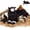 Horse-Black, variant on Tezituor 4Pcs Cat Stuffed Animal 16" Soft Mom Plush Cat with 3 Baby Kittens Toys