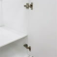 thumbnail image 6 of 31 in. Single Wooden Vanity  White with White Carrara Oval Sink, 6 of 14