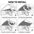 thumbnail image 6 of Fotbe Lilies Flowers Car Windshield Sunshade | Sun Visor Protector Front Window Shade, Keeps Out UV Rays, Keeps Your Vehicle Cool-Small, 6 of 7