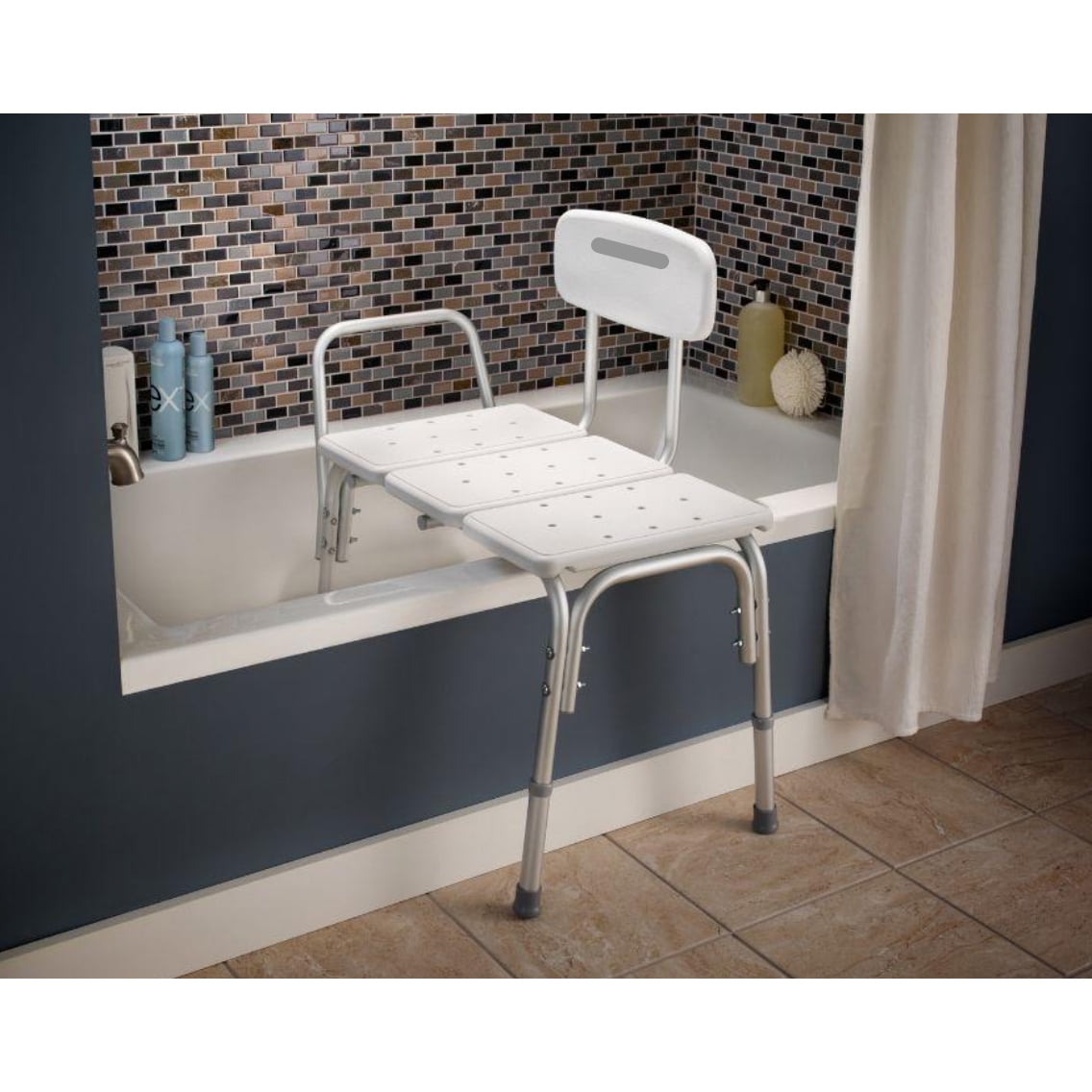 Free Shipping Carex Tub Transfer Bench with Height Adjustable Legs Convertible for Left or Right Hand Entry Walmart
