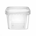 thumbnail image 5 of Singleware 16 Oz Plastic Containers with Lids Clear Square Deli Containers, 20-Pack, 5 of 6