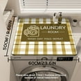 thumbnail image 6 of Flowers Washer Dryer Dust Cover Mat For Top Creative Washing Machine Dust Cover Pad Fast Drying Absorbent Mat Top Protector Mat for Kitchen Laundry Room (Retro Style, 23.6 * 19.7''), 6 of 8