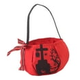 thumbnail image 2 of Bolsa reutilizable para dulces de Halloween, ideal para pedir dulces o pedir golosinas. Búho, 2 of 8