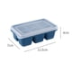 thumbnail image 3 of Molde Hielo Cuadrado Silicona Con Tapa Accesorio Bandeja DIY () Azul, 3 of 8