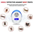 Electronic Pest Repellent Plug in for Flying Insect Mosquitoes Roaches Flea Spiders Ants Mice(6