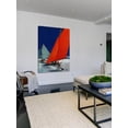 thumbnail image 4 of "Red Sail" Painting Print on Wrapped Canvas, 4 of 7