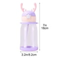 thumbnail image 3 of BUTASY Water Bottle 600ml Sticker Version Deer Large Capacity Cup Cute Deer Straw Water Bottle Leakproof Portable Cup For Adults And Kids Daily/Travel, 3 of 5