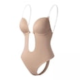 thumbnail image 1 of Body sin espalda para mujer,Vestidos de novia con escote en V profundo y espalda baja,Body sin espalda,faja moldeadora,corsé para fiesta de bodas,Sujetador moldeador de cuerpo completo con, 1 of 4