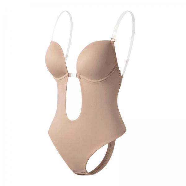 Body sin espalda para mujer,Vestidos de novia con escote en V profundo y espalda baja,Body sin espalda,faja moldeadora,corsé para fiesta de bodas,Sujetador moldeador de cuerpo completo con