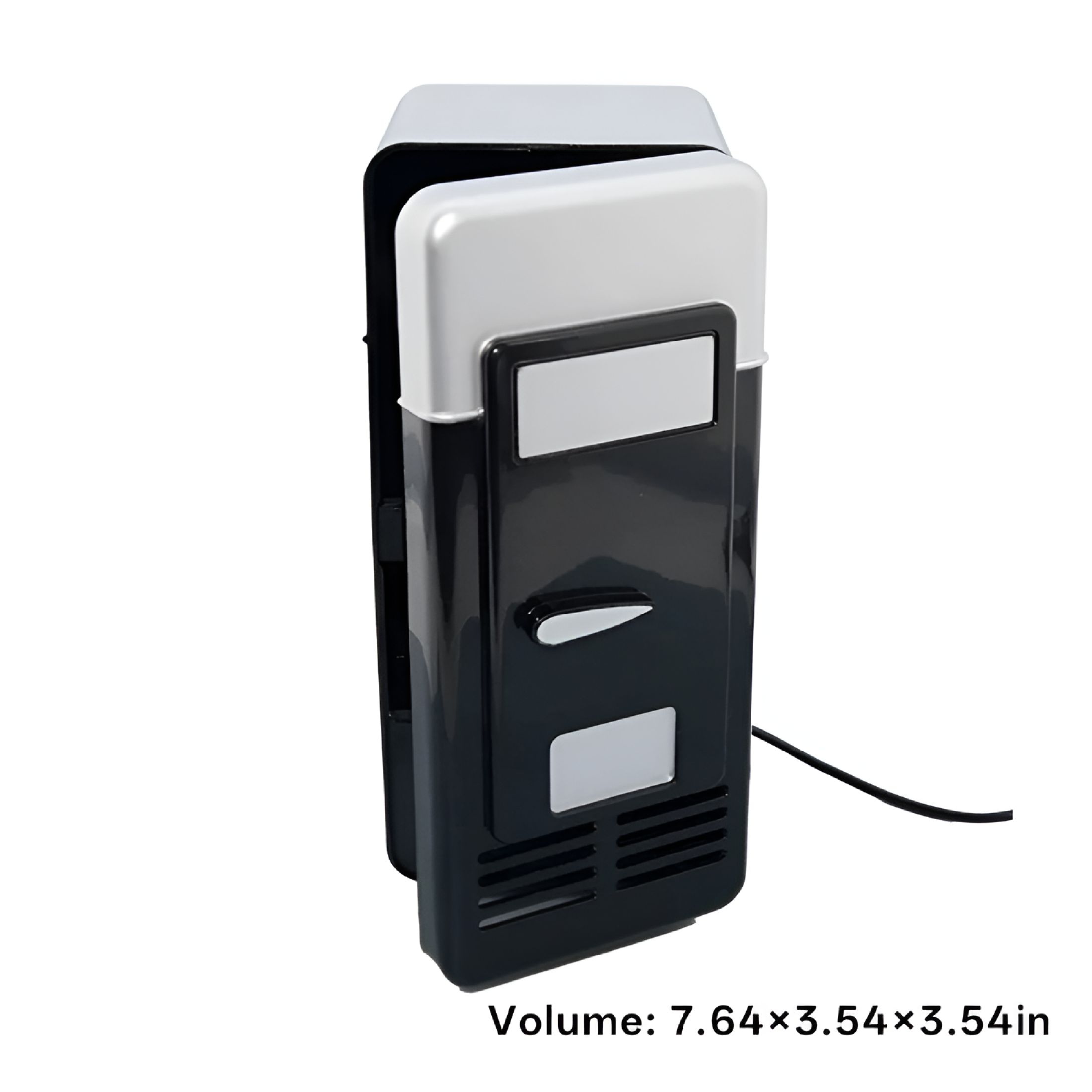 HIBIBUD Mini Fridge,Portable Car Fridge USB Hot Cooler Freezer Food Skin Care Products Storage Small Fridge Compact Cool Fridge For Cola Coffee In The Car Office Desk&College Dorm Room Bedroom