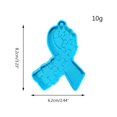 thumbnail image 5 of Handmade Cancer Mould Ribbon Silicone Keychain Mold with Hole Awareness, 5 of 10