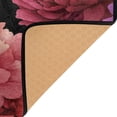 thumbnail image 4 of WOBOGO Lush Peonies Carpet Non-Slip Rugs Soft Doormat 31×20in Living Dining Room Bedroom Decorative, 4 of 7