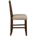 thumbnail image 4 of Modus Tabouret de Comptoir 24 Pouces en Brun Brique (Ensemble de 2), 4 of 6