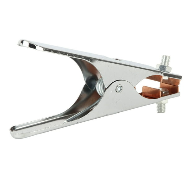 Pinza de tierra galvanizada de 300 A para soldadura de cobre, pinza de tierra para soldador manual