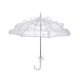 thumbnail image 1 of Injueey Paraguas de encaje hecho a mano, sombrilla de boda, accesorios de baile de boda nupcial, negro Paraguas de lluvia Blanco 60 cm, 1 of 1