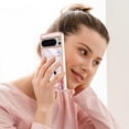thumbnail image 6 of TECH CIRCLE Stylish Case for Google Pixel 6a (6.1") - Premium TPU/PU Leather Phone Case [Built-in Wallet Feature] Lightweight Cute Marble Durable Cover, Pink, 6 of 7