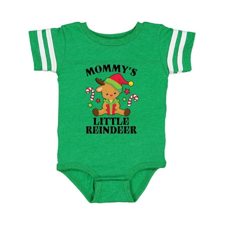 

Inktastic Christmas Mommy s Little Reindeer with Candy Canes Gift Baby Boy or Baby Girl Bodysuit