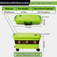 thumbnail image 7 of Collapsible Bucket 5.8 Gallon 22L with Wheels Handle Drain Plug Water Outlet and 2 Universal Connectors for Portable Pressure Washer Cordless Car Washing Camping RV Pet Bath Multi-Use, 7 of 7