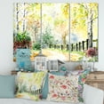 thumbnail image 2 of Designart ' Autumn Countryside The Afternoon Landscape ' Traditional Canvas Wall Art Print, 2 of 3