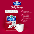 thumbnail image 3 of Royale 3 Ply Strong Toilet Paper, 12 Equal 24 Bathroom Tissue Rolls, 3 of 20