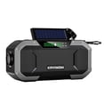 thumbnail image 1 of Radio con altavoz y Bluetooth a prueba de agua con manivela solar AM/FM, luces LED y batería externa de 5000 mAh para aventuras al aire libre, 1 of 7